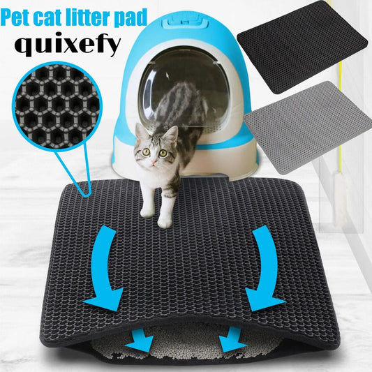 Quixefy™ Cat Litter Mat Double Layer